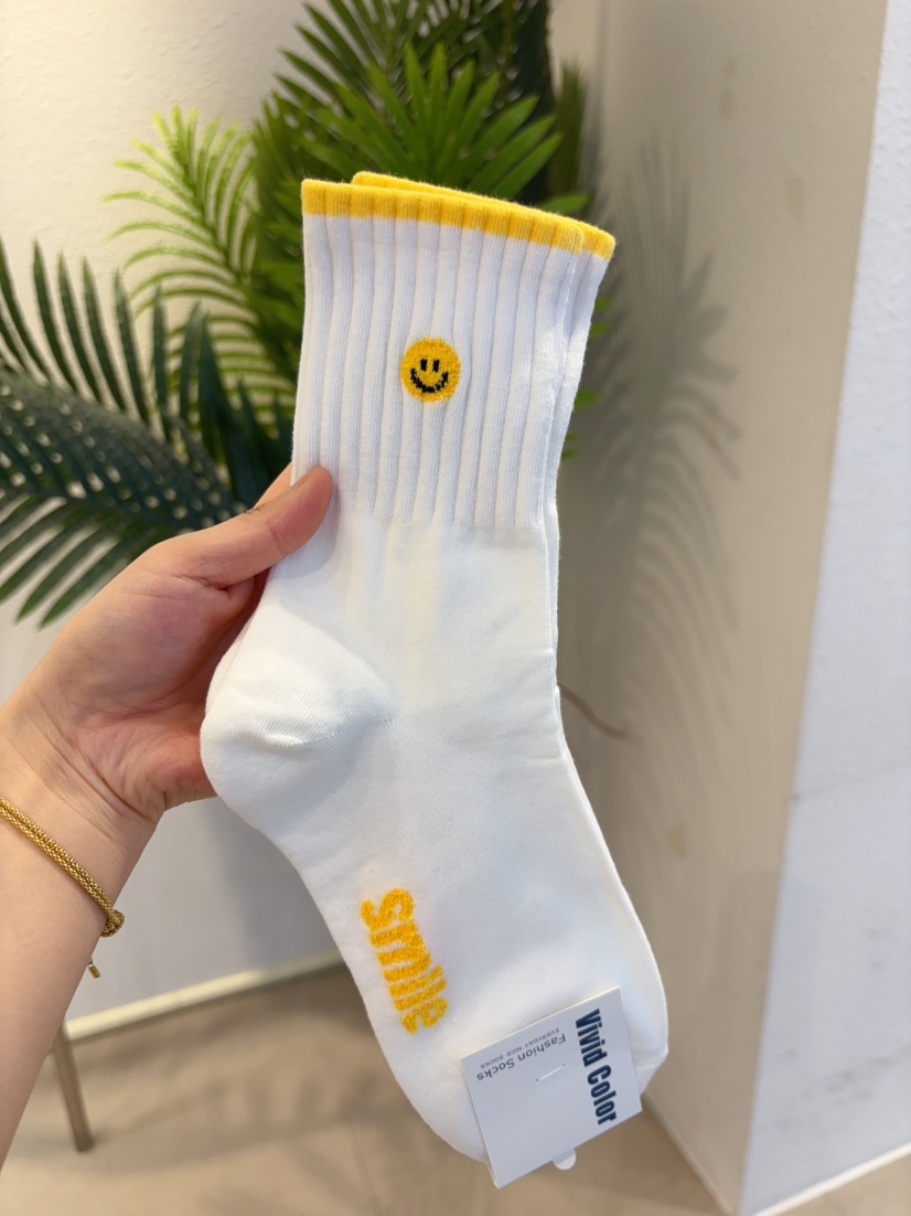 CACTUS-Q韓國直郵實拍女士新款26春夏時尚職業休閑推薦襪子CACTUS十雙起/可混搭襪子圖色1