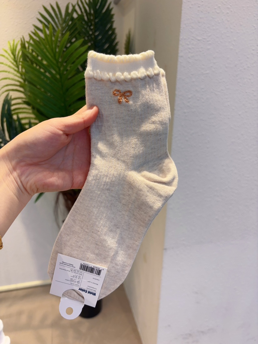 CACTUS-Q韓國東大門代購女裝新品人氣休閑26春夏時尚襪子CACTUS十雙起/可混搭襪子圖色2