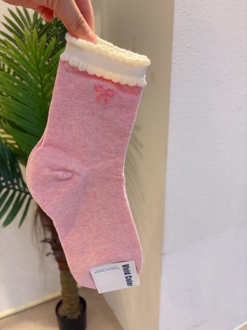 CACTUS-Q韓國東大門代購女裝新品人氣休閑26春夏時尚襪子CACTUS十雙起/可混搭襪子圖色3