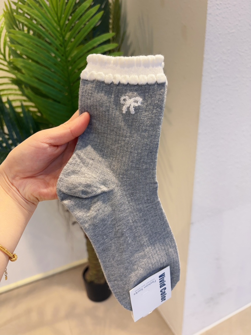 CACTUS-Q韓國東大門代購女裝新品人氣休閑26春夏時尚襪子CACTUS十雙起/可混搭襪子圖色4