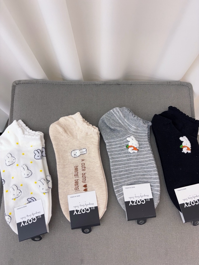 CACTUS-Q韓國代購女裝新品熱賣26春夏時尚休閑推薦人氣襪子CACTUS十雙起/可混搭襪子