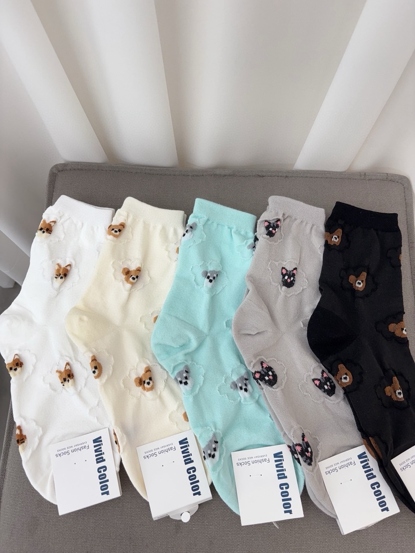 CACTUS-Q韓國直郵實拍女裝新款熱賣職業人氣推薦休閑襪子CACTUS十雙起/可混搭襪子