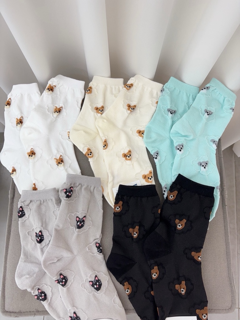 CACTUS-Q韓國直郵實拍女裝新款熱賣職業人氣推薦休閑襪子CACTUS十雙起/可混搭襪子