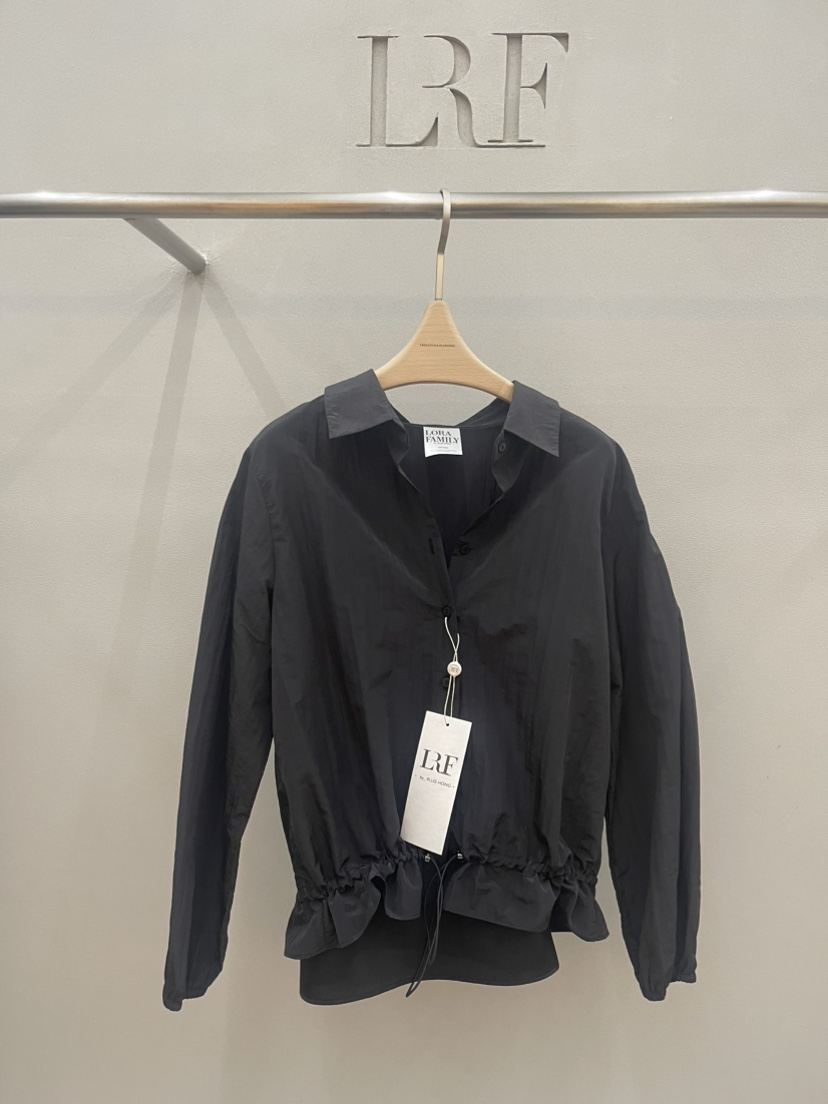 PLUS HONG-P韓國東大門代購女士新款推薦襯衫蕾絲衫荷葉邊LORA FAMILY/PLUS HONG襯衫/蕾絲衫圖色2