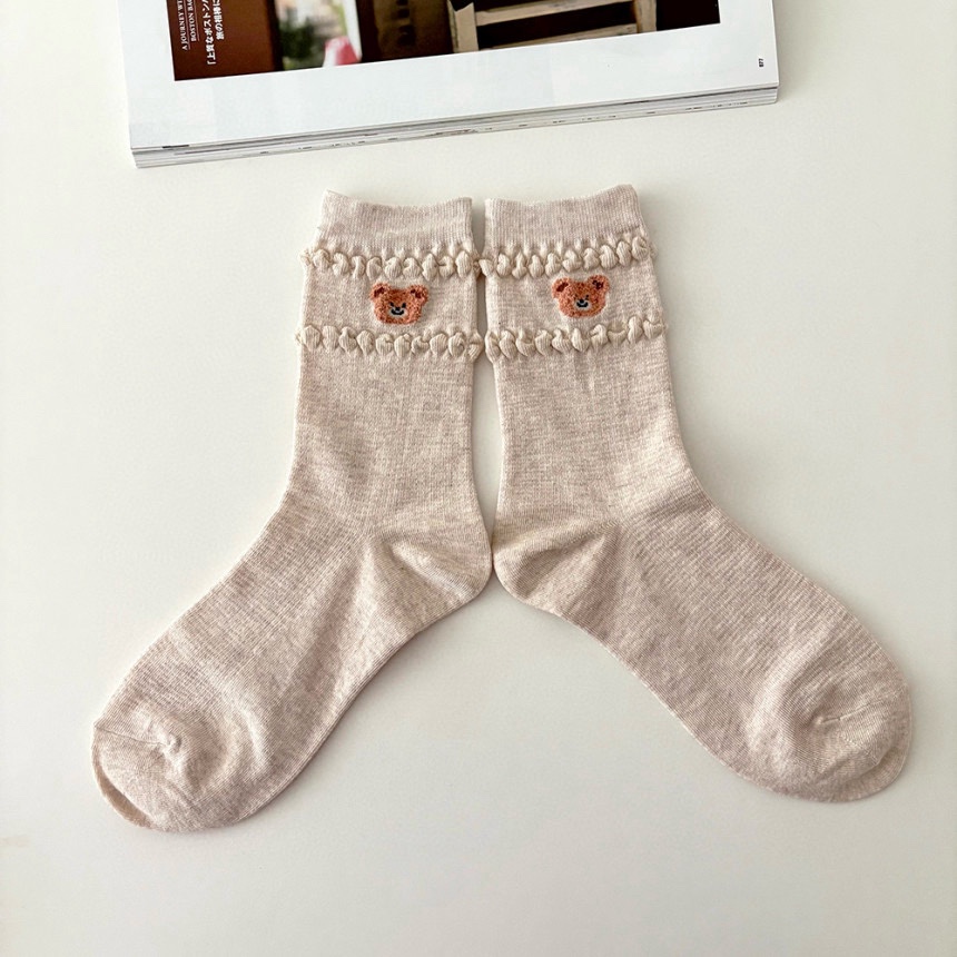 CACTUS-Q韓國直郵女士新款時尚熱賣推薦職業休閑26春夏襪子CACTUS十雙起/可混搭襪子圖色2