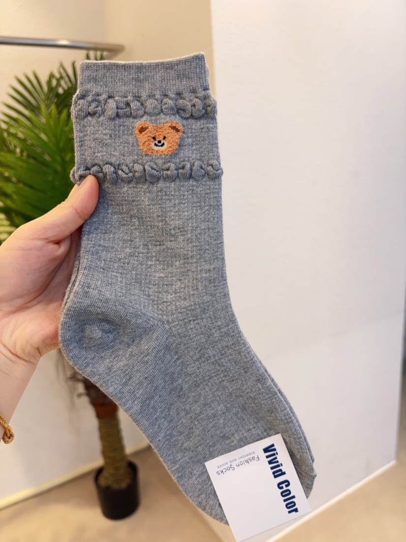 CACTUS-Q韓國直郵女士新款時尚熱賣推薦職業休閑26春夏襪子CACTUS十雙起/可混搭襪子圖色4