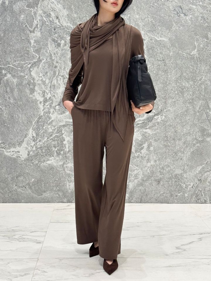 ROOKIE BUD韓國直郵實拍女裝新品推薦休閑熱賣職業圍巾披肩ROOKIE BUD-P圍巾/披肩