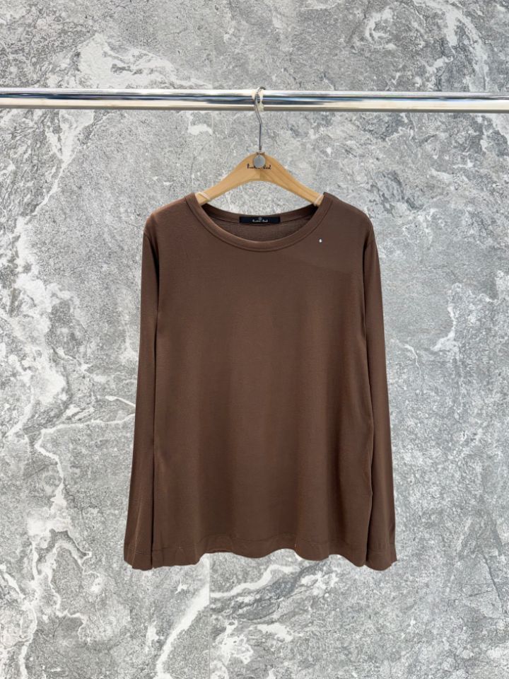 ROOKIE BUD韓國東大門代購女士新品熱賣26春夏職業長袖T恤ROOKIE BUD-P長袖T恤圖色1