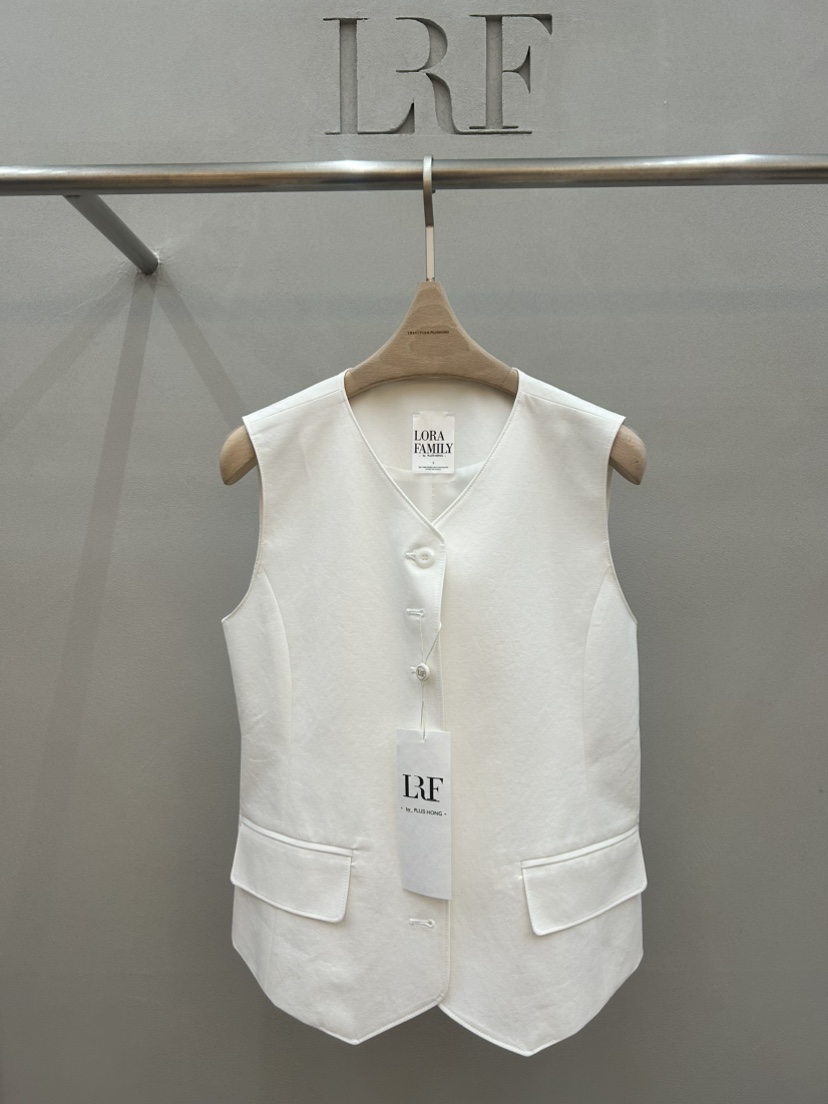 PLUS HONG-P韓國東大門代購女士新款人氣推薦休閑熱賣馬甲LORA FAMILY/PLUS HONG馬甲圖色3