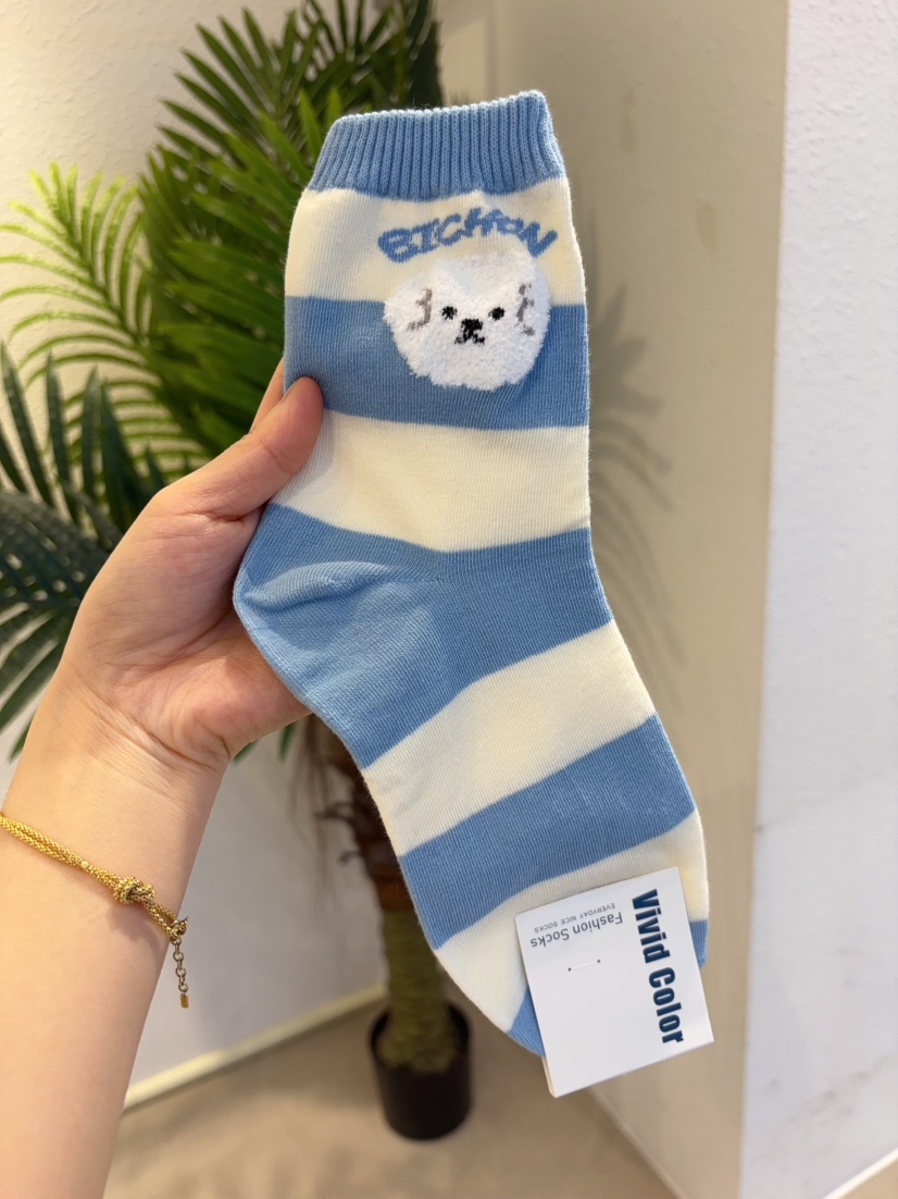 CACTUS-Q韓國直郵實拍女士新品熱賣時尚職業推薦人氣襪子CACTUS十雙起/可混搭襪子圖色3