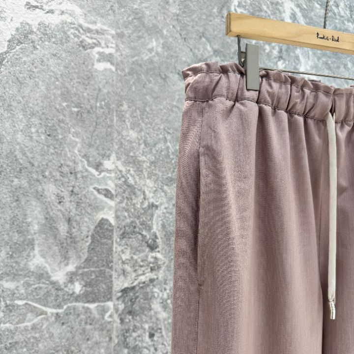 ROOKIE BUD韓國代購女裝新款26春夏推薦人氣熱賣休閑褲褶皺ROOKIE BUD-P休閑褲