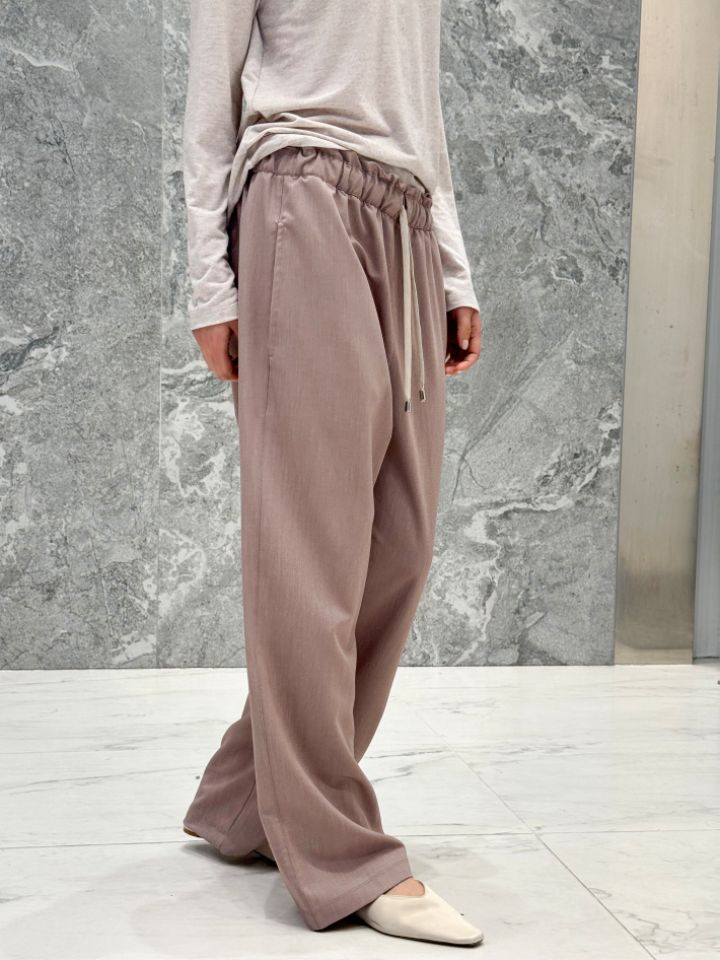 ROOKIE BUD韓國代購女裝新款26春夏推薦人氣熱賣休閑褲褶皺ROOKIE BUD-P休閑褲