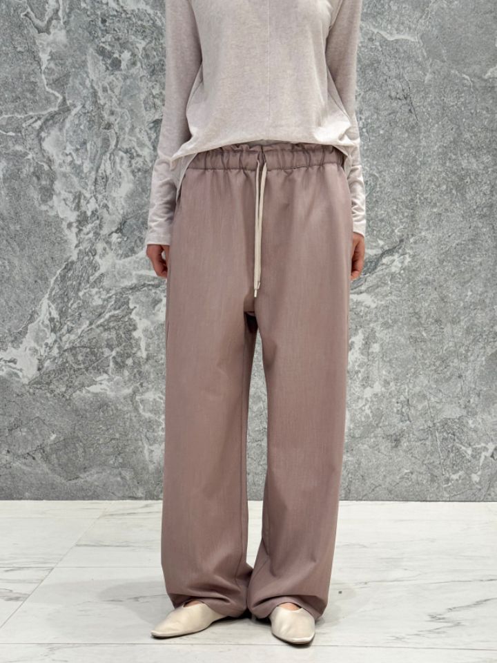 ROOKIE BUD韓國代購女裝新款26春夏推薦人氣熱賣休閑褲褶皺ROOKIE BUD-P休閑褲