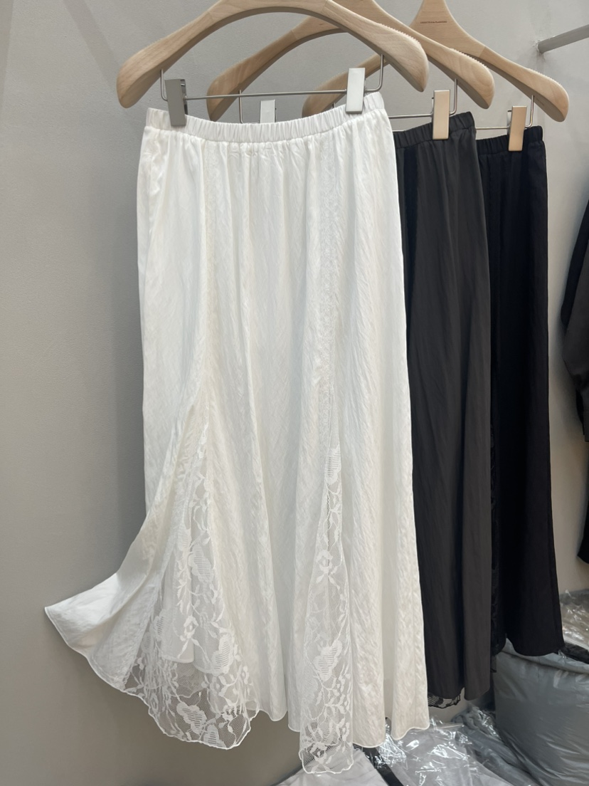 PLUS HONG-P韓國直郵女士新款推薦職業半身裙中短裙蕾絲LORA FAMILY/PLUS HONG半身裙/中短裙