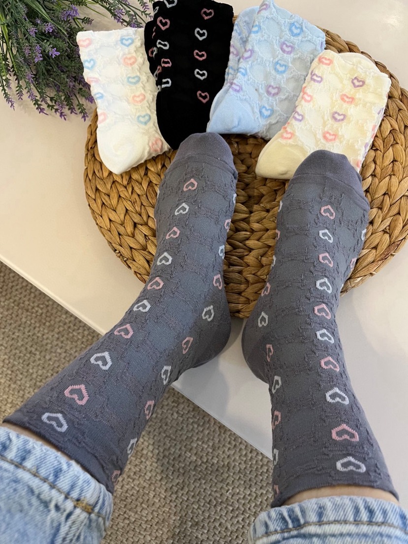 CACTUS-Q韓國代購女裝新款時尚休閑26春夏推薦熱賣人氣襪子CACTUS十雙起/可混搭襪子