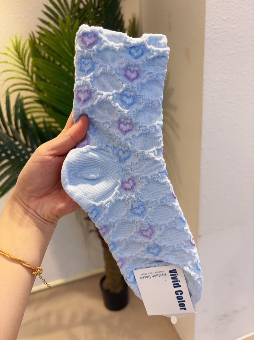 CACTUS-Q韓國代購女裝新款時尚休閑26春夏推薦熱賣人氣襪子CACTUS十雙起/可混搭襪子圖色2