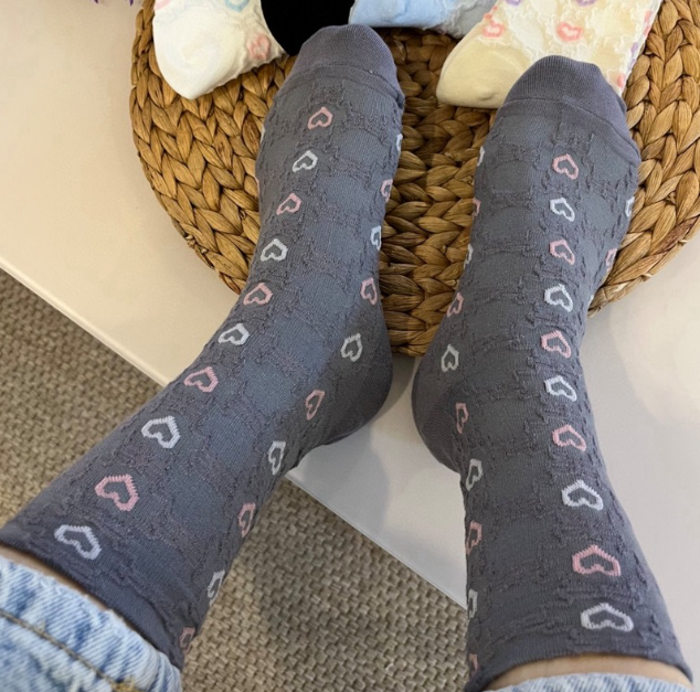 CACTUS-Q韓國代購女裝新款時尚休閑26春夏推薦熱賣人氣襪子CACTUS十雙起/可混搭襪子圖色4