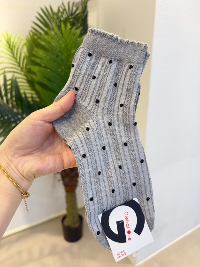 CACTUS-Q韓國東大門代購女裝新款熱賣推薦人氣時尚26春夏襪子CACTUS十雙起/可混搭襪子圖色3