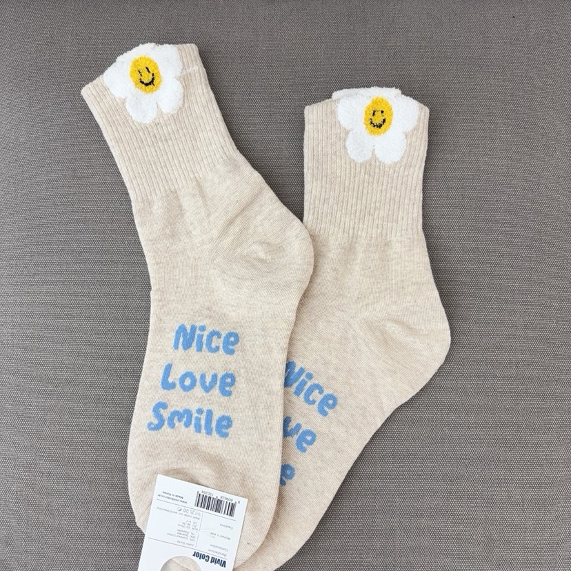 CACTUS-Q韓國東大門直郵女裝新品休閑推薦熱賣職業26春夏襪子CACTUS十雙起/可混搭襪子圖色1