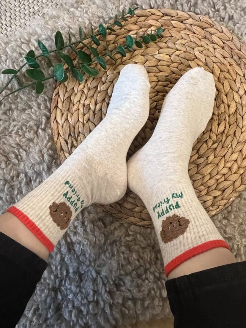 CACTUS-Q韓國代購女裝新款職業推薦人氣26春夏休閑時尚襪子CACTUS十雙起/可混搭襪子圖色2