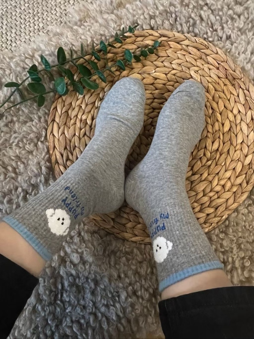 CACTUS-Q韓國代購女裝新款職業推薦人氣26春夏休閑時尚襪子CACTUS十雙起/可混搭襪子圖色5