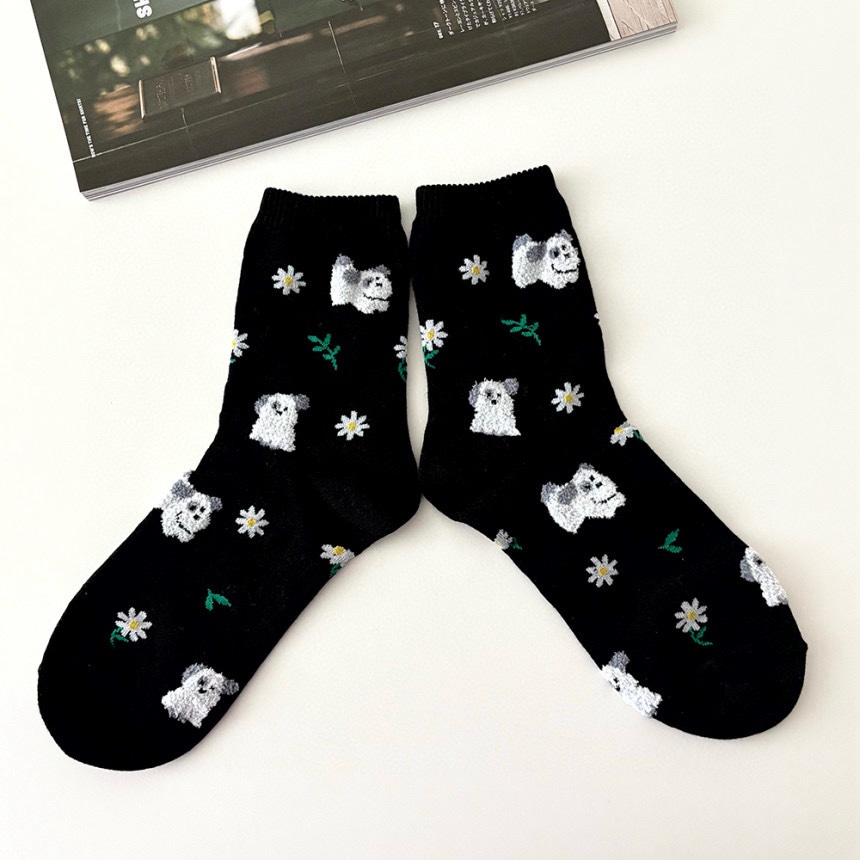 CACTUS-Q韓國直郵實拍女士新款26春夏熱賣休閑職業推薦襪子CACTUS十雙起/可混搭襪子圖色5