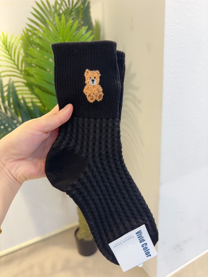 CACTUS-Q韓國東大門代購女裝新款時尚休閑職業人氣26春夏襪子CACTUS十雙起/可混搭襪子圖色5