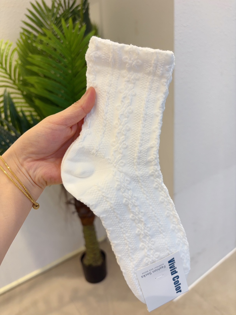 CACTUS-Q韓國代購女裝新品職業時尚推薦休閑熱賣26春夏襪子CACTUS十雙起/可混搭襪子圖色1