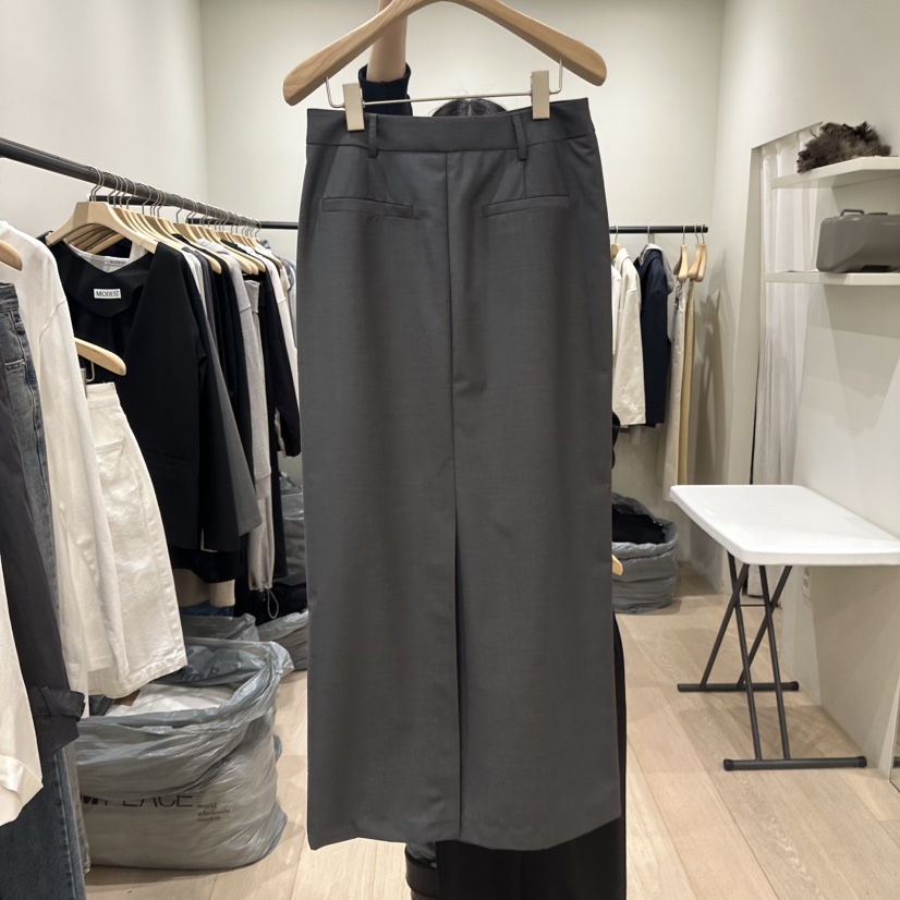 NOTTINGHAM/AVECNOUS韓國東大門直郵女裝新品推薦時尚長裙MODEST/NOTTINGHAM長裙