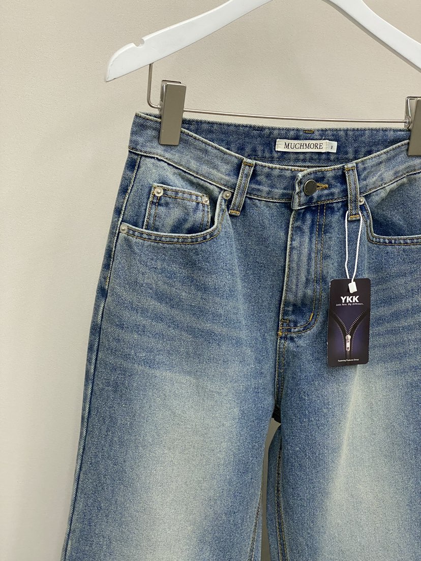 MUCH MORE/JACKPOT韓國代購女士新品26春夏熱賣推薦牛仔褲MUCH MORE/JACKPOT牛仔褲