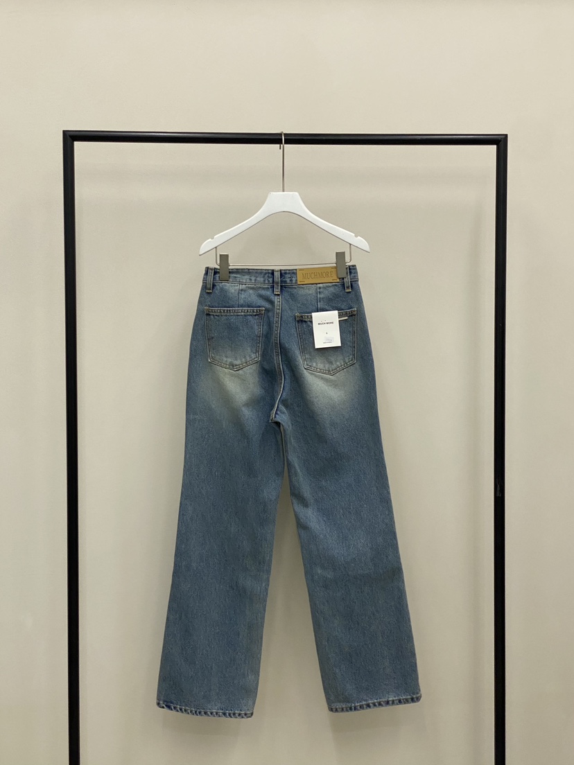 MUCH MORE/JACKPOT韓國代購女士新品26春夏熱賣推薦牛仔褲MUCH MORE/JACKPOT牛仔褲