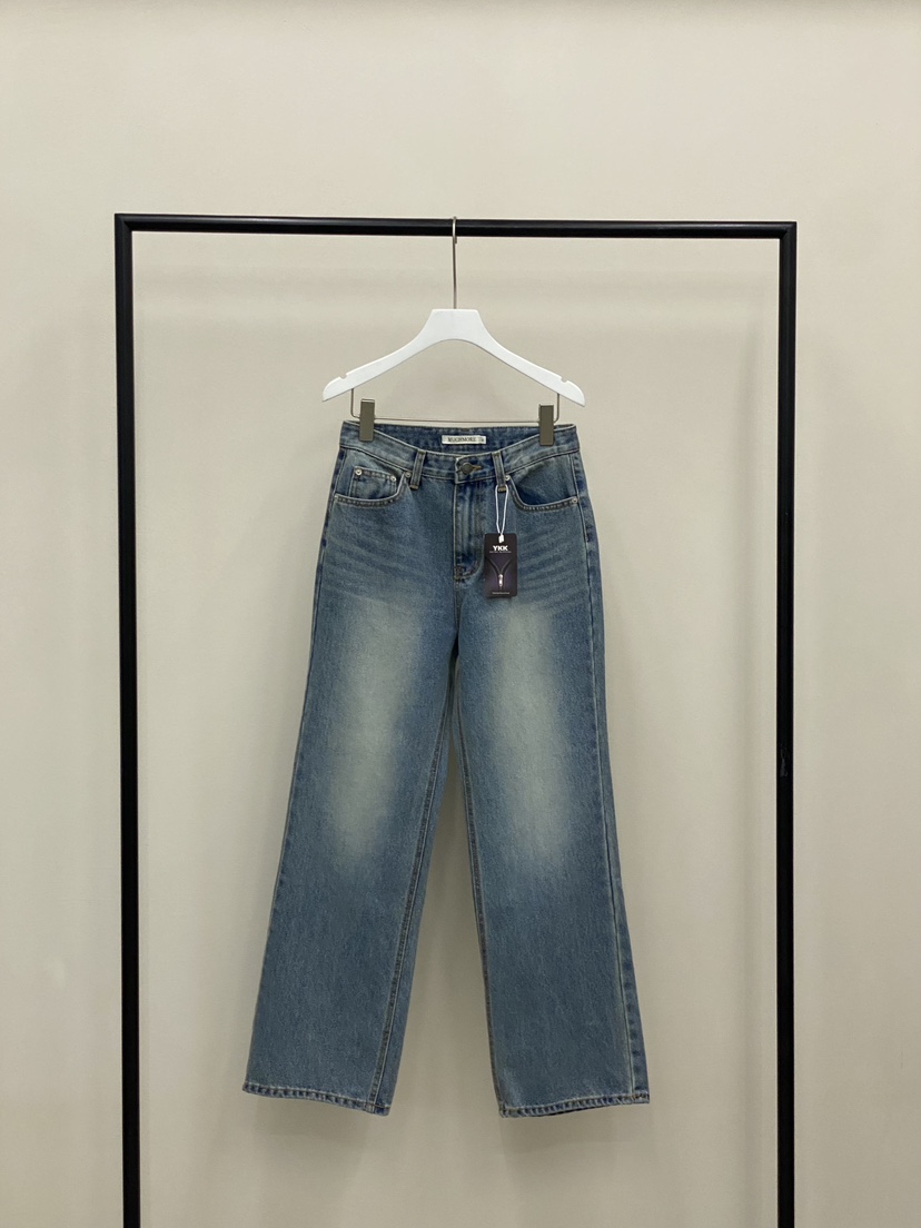 MUCH MORE/JACKPOT韓國代購女士新品26春夏熱賣推薦牛仔褲MUCH MORE/JACKPOT牛仔褲圖色1