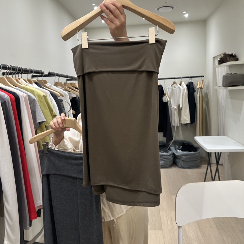 NOTTINGHAM/AVECNOUS韓國東大門代購女士新品休閑時尚長裙MODEST/NOTTINGHAM長裙