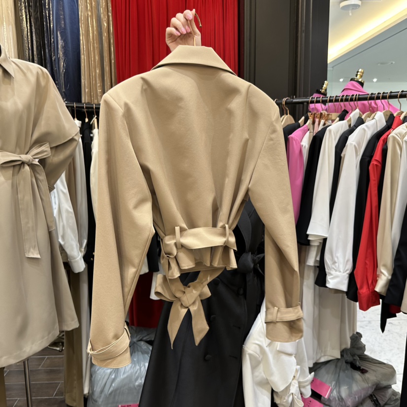 HERISH韓國代購女裝新品推薦26春夏人氣熱賣時尚夾克含腰帶Herish夾克