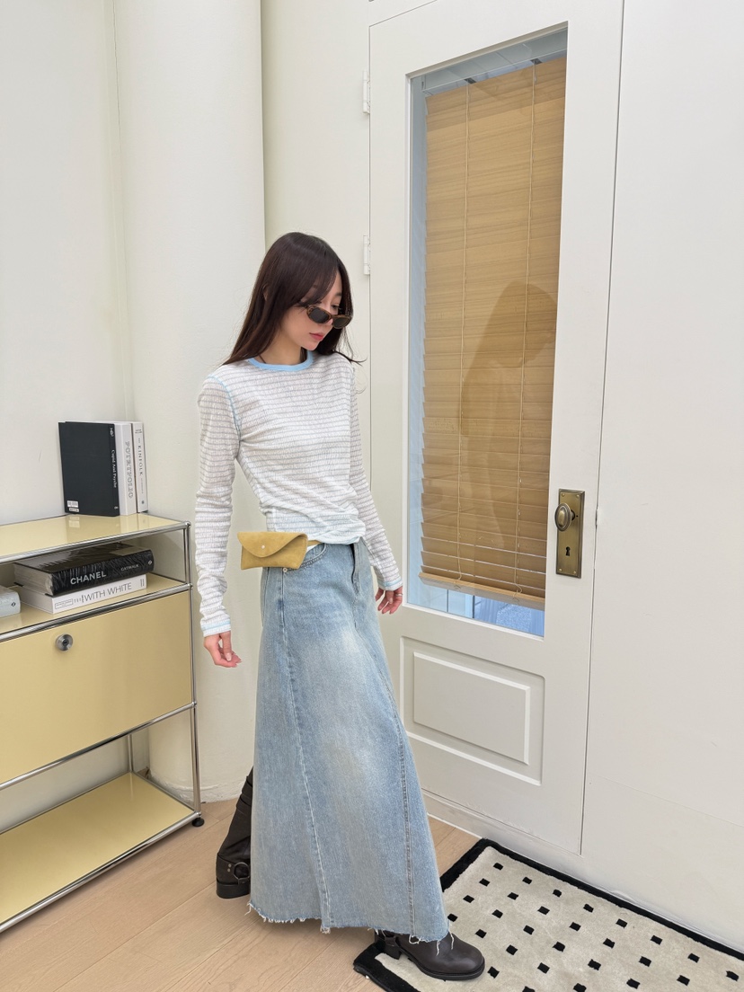 LUMIPLE韓國東大門代購女裝新品職業時尚人氣熱賣26春夏長裙LUMIPLE長裙