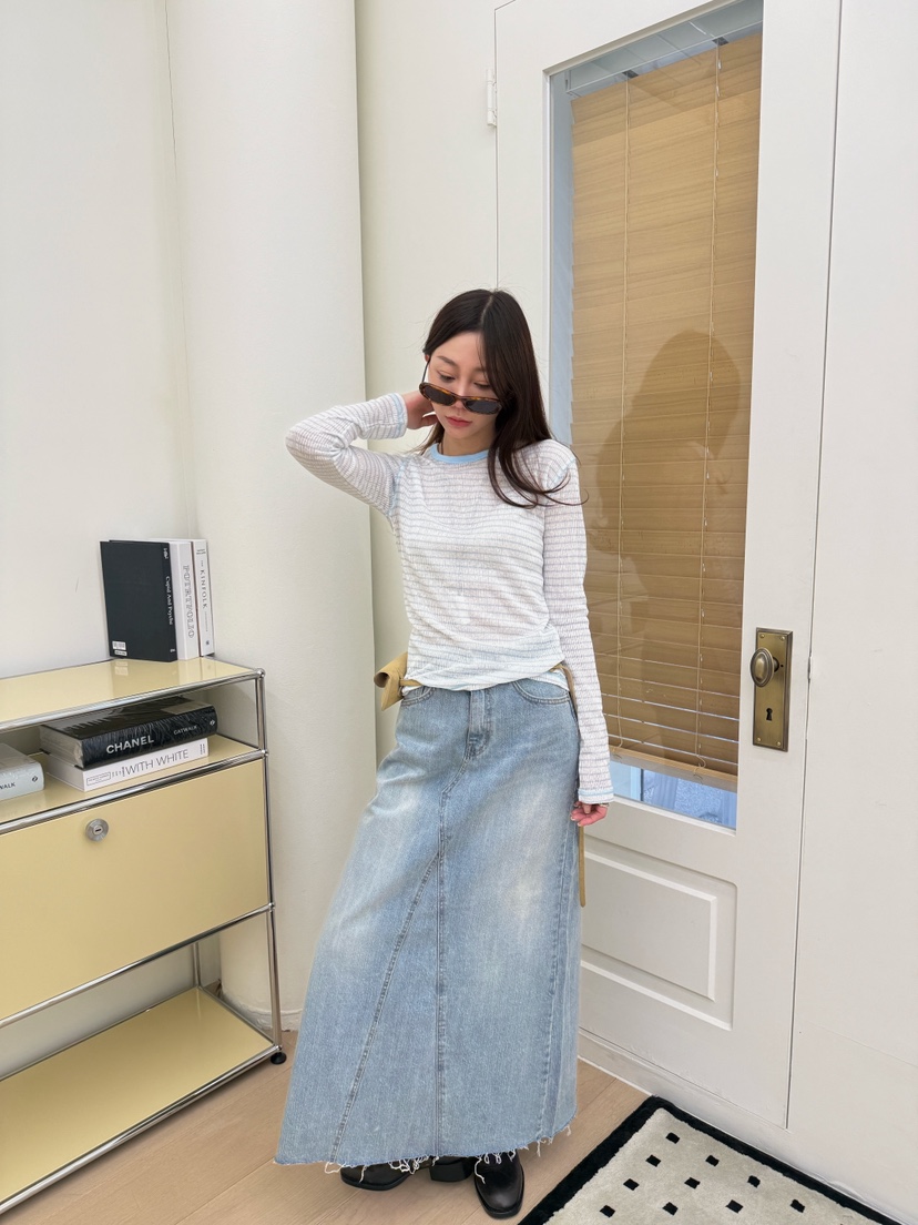 LUMIPLE韓國東大門代購女裝新品職業時尚人氣熱賣26春夏長裙LUMIPLE長裙