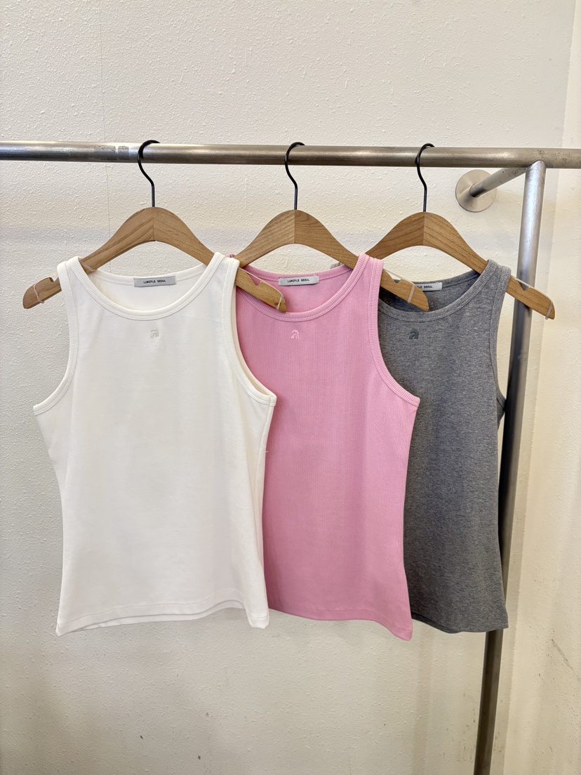 LUMIPLE韓國東大門直郵女裝新品推薦職業時尚吊帶背心刺繡LUMIPLE吊帶/背心