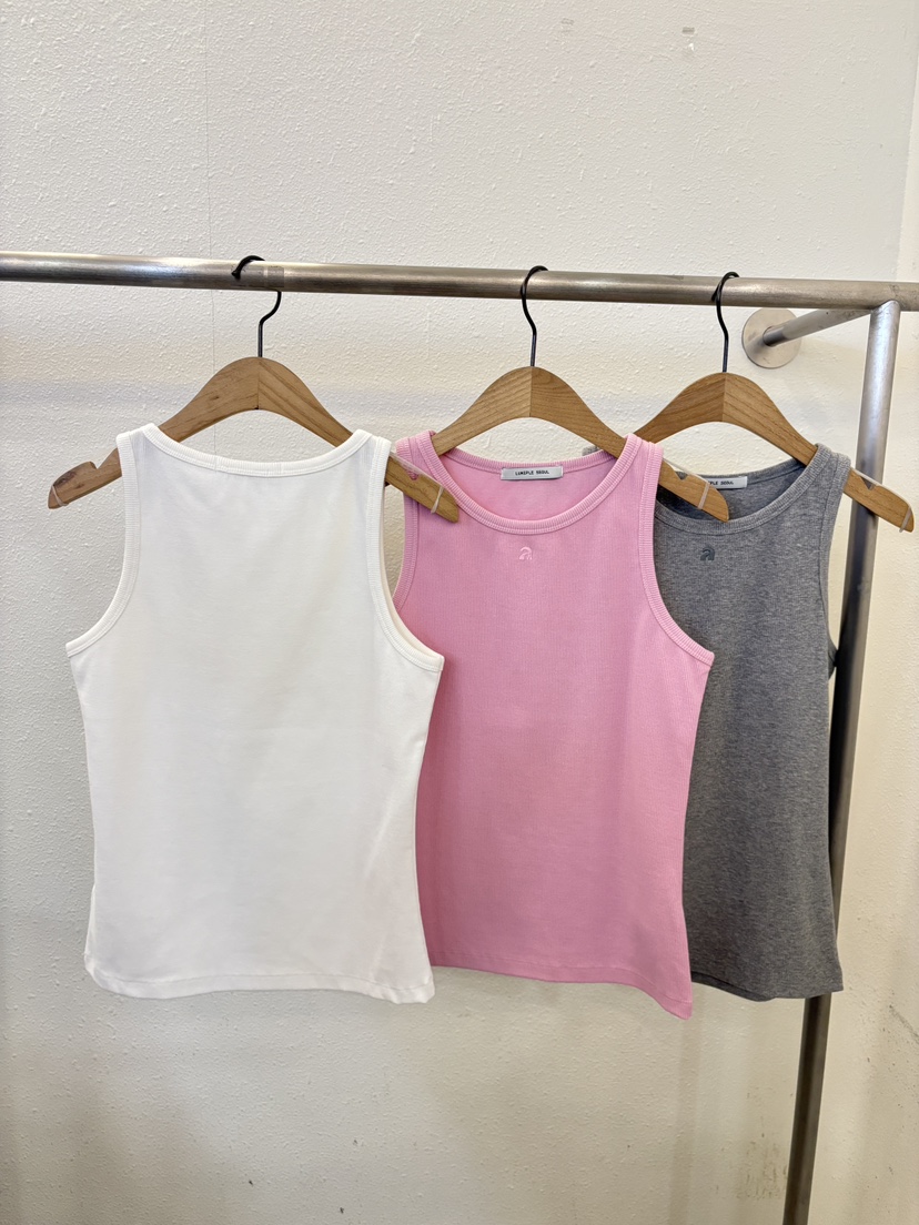 LUMIPLE韓國東大門直郵女裝新品推薦職業時尚吊帶背心刺繡LUMIPLE吊帶/背心