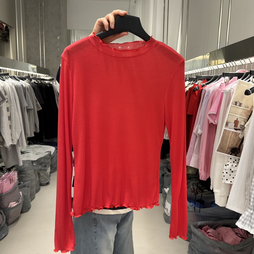 ARTE STUDIO/ATTENTION EDITORIAL韓國直郵女士新品26春夏長袖T恤ARTE STUDIO/ATTENTION EDITORIAL長袖T恤圖色2