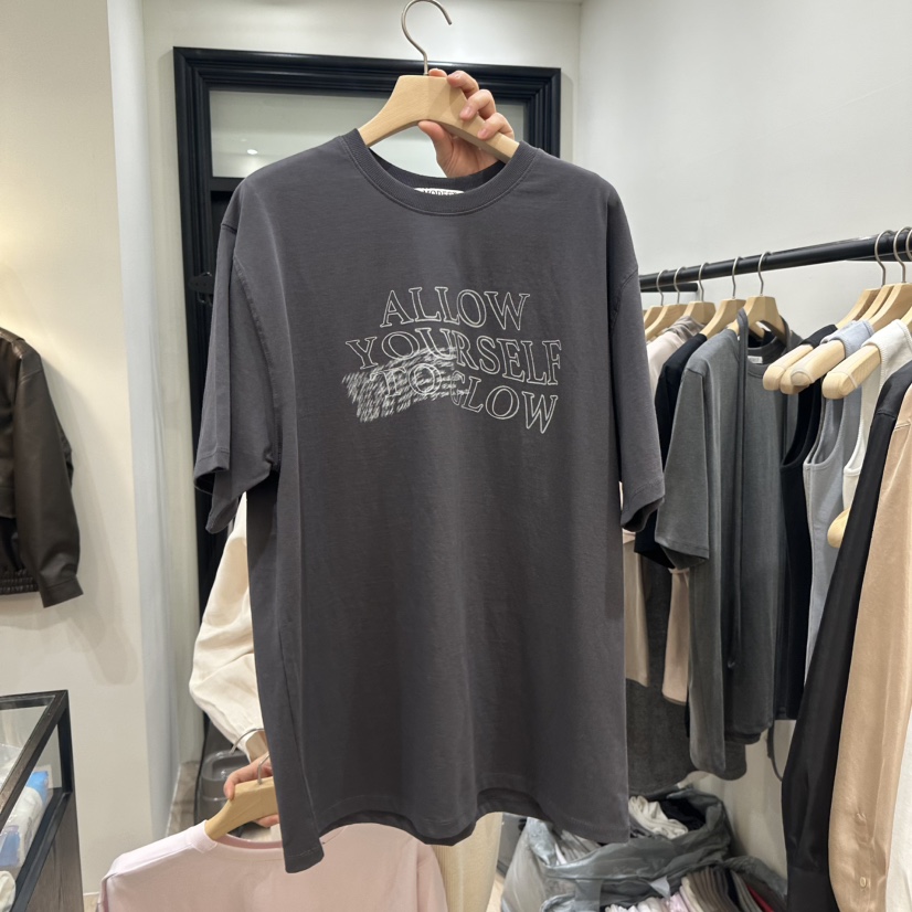 NOTTINGHAM/AVECNOUS韓國東大門直郵女裝新款休閑推薦T恤MODEST/NOTTINGHAMT恤圖色2