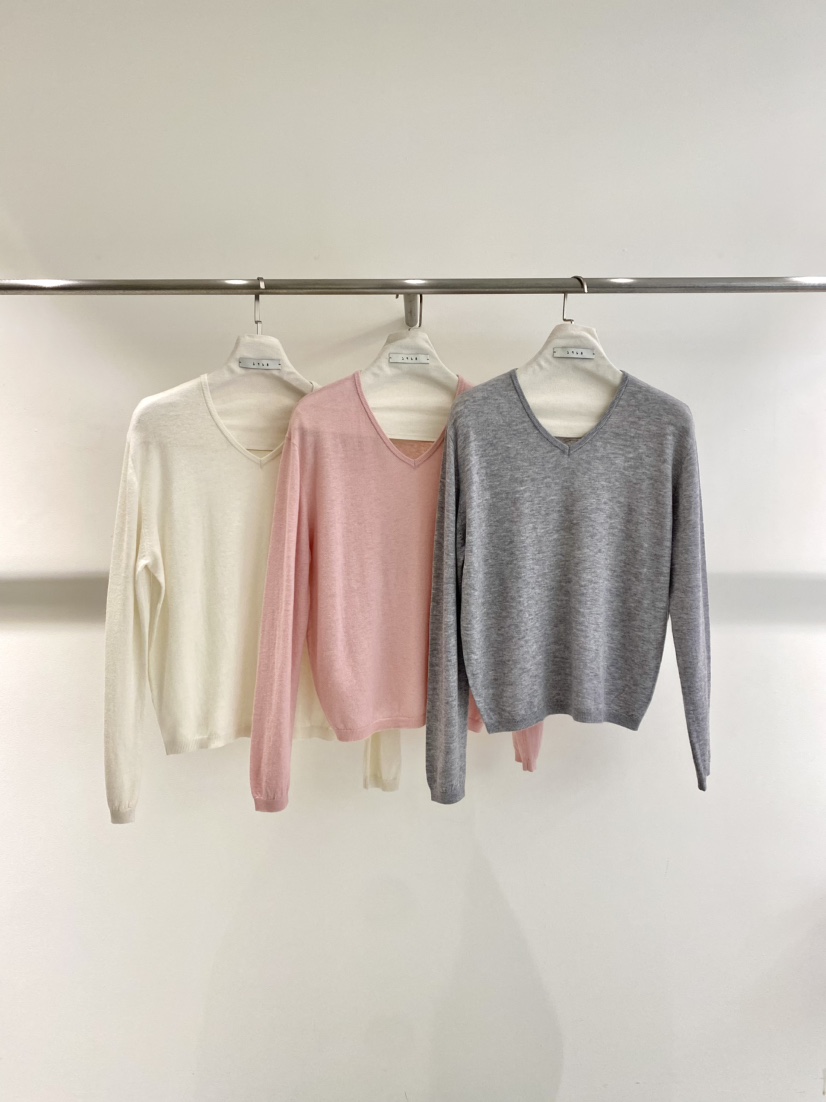 1968韓國代購女士新款推薦人氣26春夏職業休閑時尚針織衫V領1968/YEOUYA針織衫