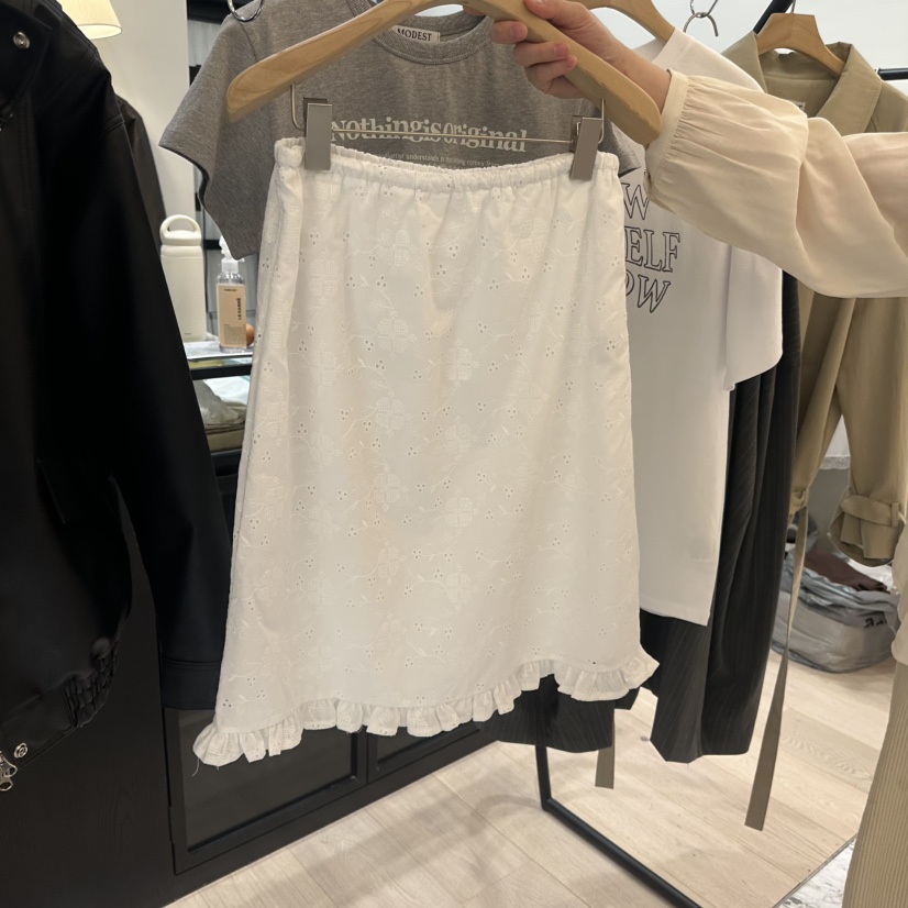 NOTTINGHAM/AVECNOUS韓國代購女士新品26春夏半身裙中短裙MODEST/NOTTINGHAM半身裙/中短裙