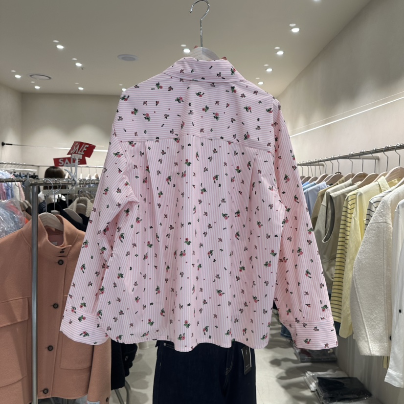 Color B韓國東大門直郵女裝新品熱賣職業休閑襯衫蕾絲衫Color B襯衫/蕾絲衫