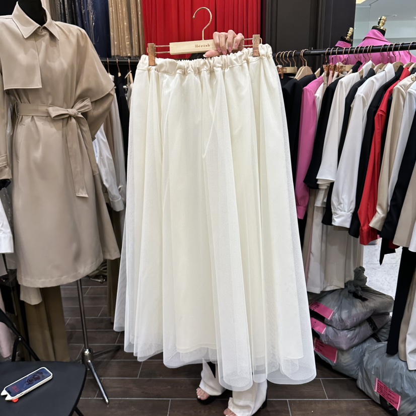 HERISH韓國代購女士新品休閑職業人氣時尚推薦26春夏長裙Herish長裙圖色1