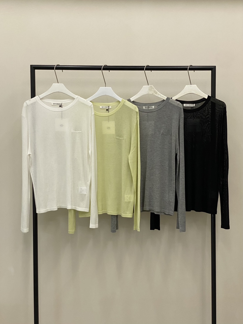 MUCH MORE/JACKPOT韓國代購女士新品人氣26春夏長袖T恤MUCH MORE/JACKPOT長袖T恤