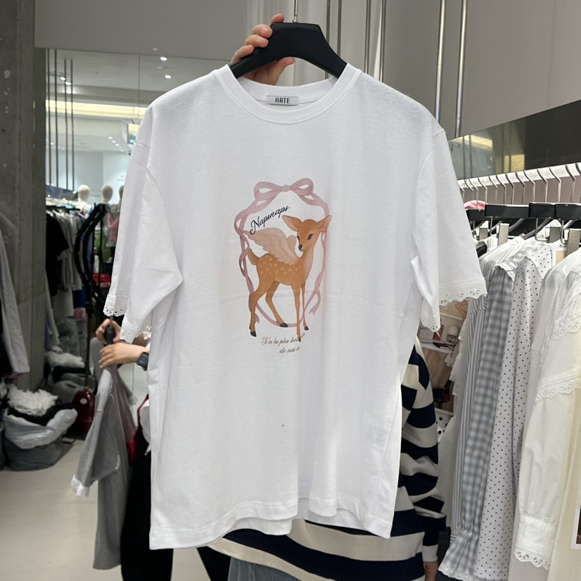 ARTE STUDIO/ATTENTION EDITORIAL韓國代購女士新品人氣T恤ARTE STUDIO/ATTENTION EDITORIALT恤圖色3