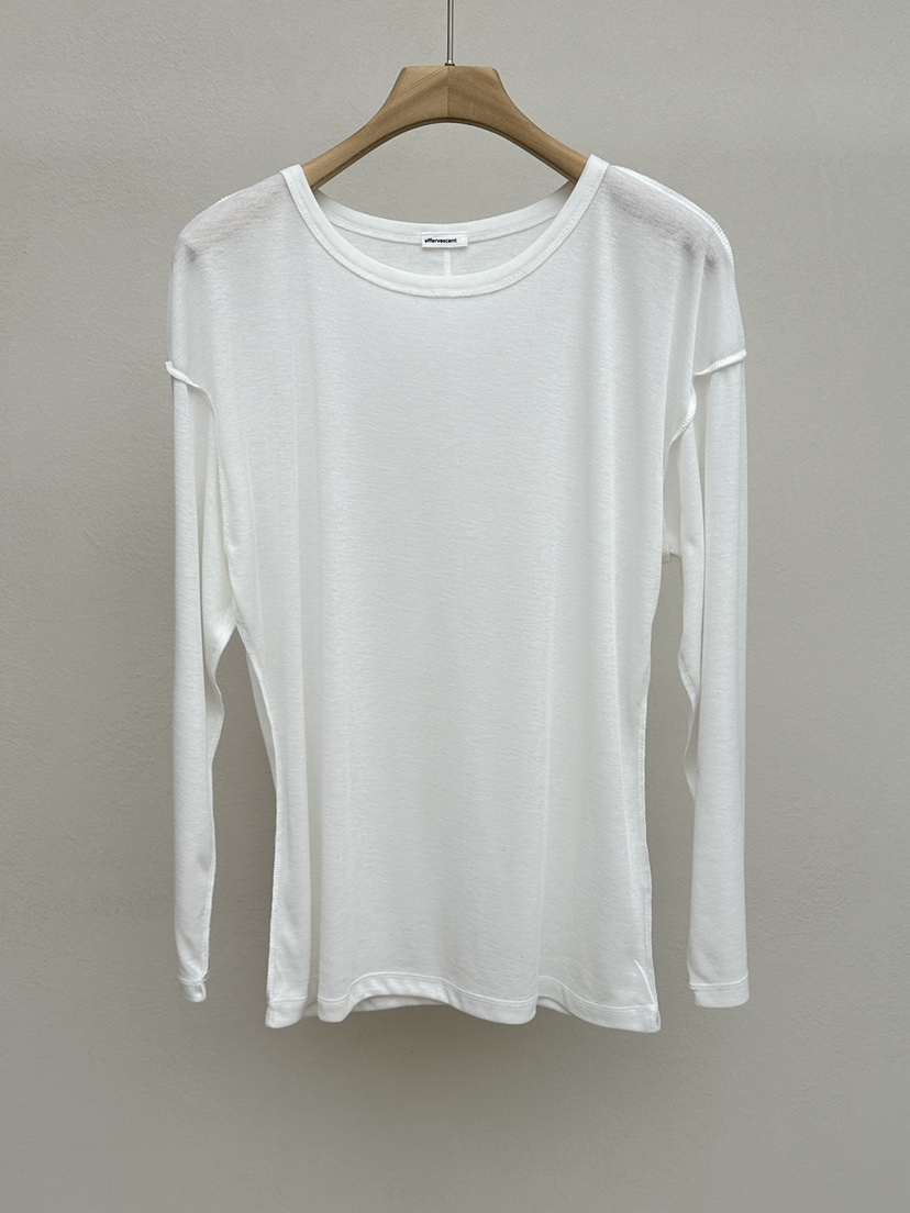 EFFERVESCENT韓國東大門代購女裝新款人氣26春夏熱賣長袖T恤evc/effervescent長袖T恤圖色4