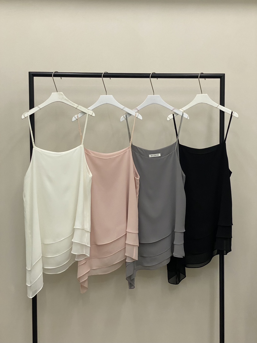 MUCH MORE/JACKPOT韓國東大門直郵女士新款時尚吊帶背心雪紡MUCH MORE/JACKPOT吊帶/背心