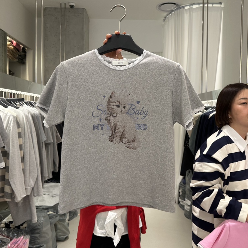 ARTE STUDIO/ATTENTION EDITORIAL韓國東大門代購女裝新款熱賣T恤ARTE STUDIO/ATTENTION EDITORIALT恤圖色1