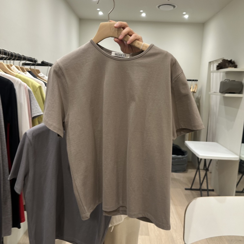 NOTTINGHAM/AVECNOUS韓國直郵女士新品推薦人氣職業時尚T恤MODEST/NOTTINGHAMT恤圖色3